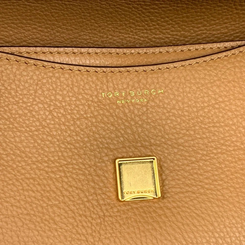 NWT Tory Burch Britten Convertible Crossbody Tiramisu - Picture 8 of 14